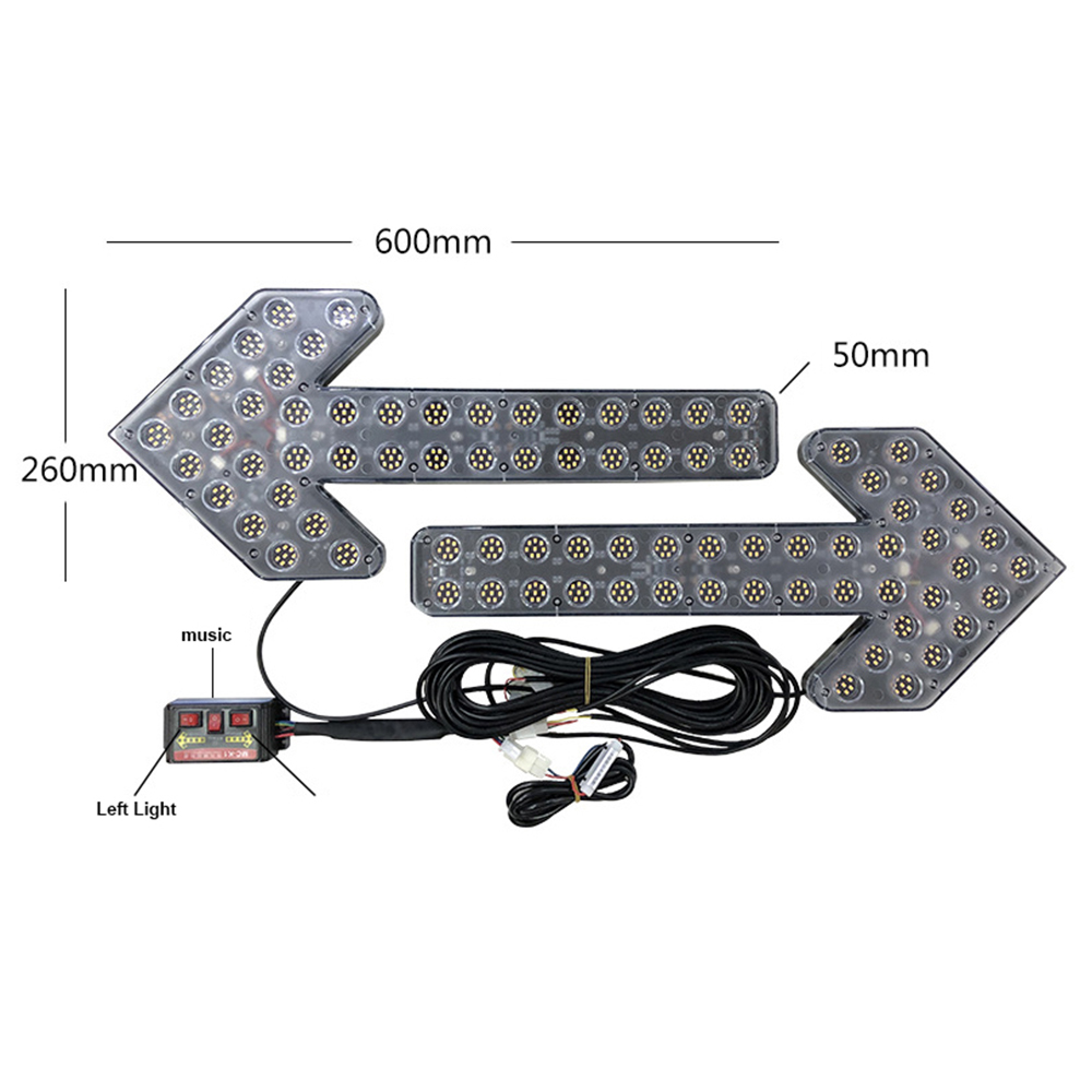 DC12/24V 2X320LEDs 25W LED Car Arrow Light Road Construction Guide Lamp Sprinkler Car Strobe Sanitation Sweeping Car Warning Water Lamp DC12/24V 2X320LEDs 25W LED Car Arrow Light Road Construction Guide Lamp Sprinkler Car Strobe Sanitation Sweeping Car Warning Water Lamp